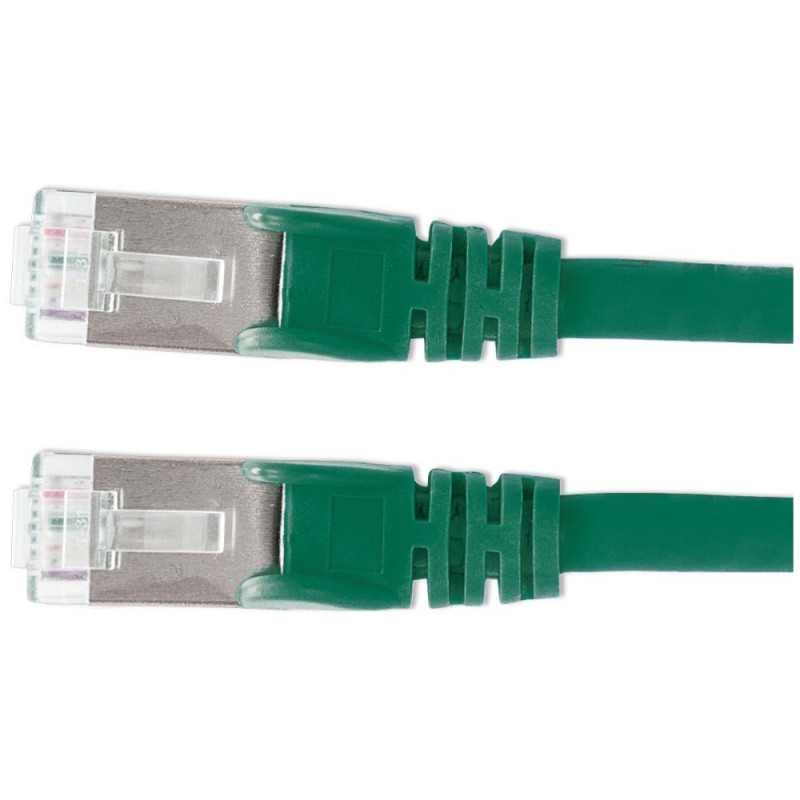 Patchcord Cat5e SFTP 1M 100% Cu zielony - obrazek 5