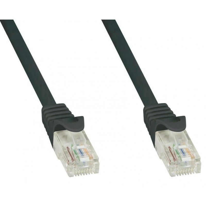 Patchcord Cat5e UTP 20M CCA czarny
