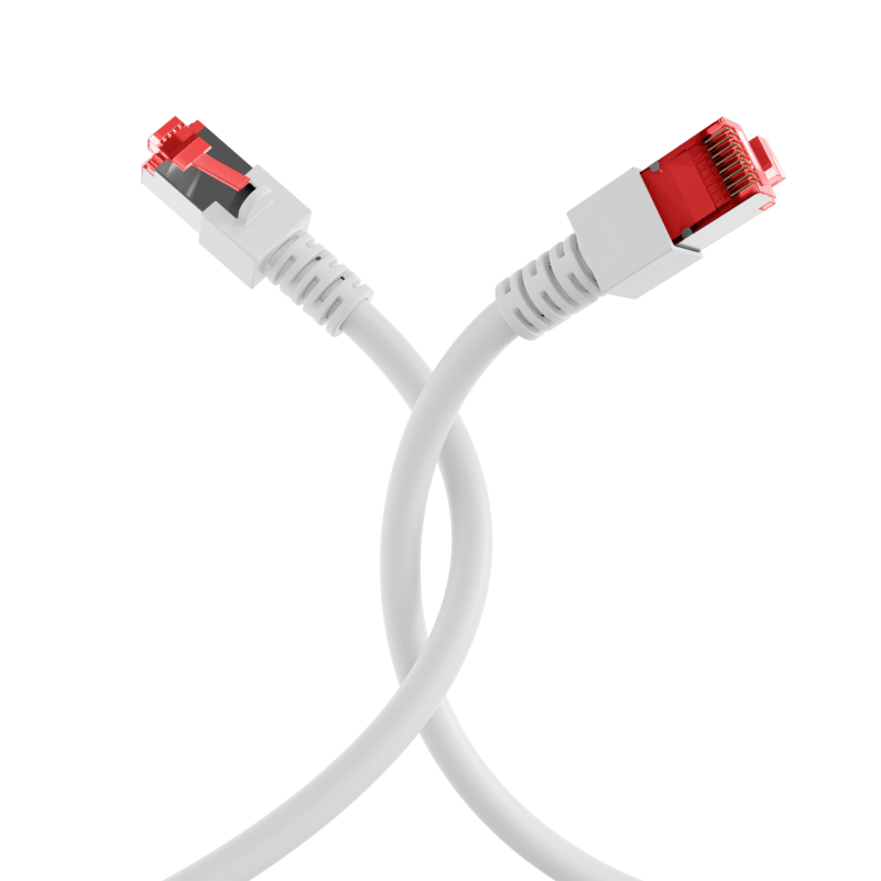 Patchcord Cat6 SFTP 2M 100% Cu biały - obrazek 2