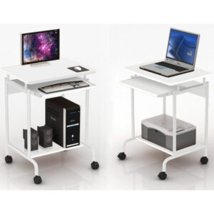 Biurko komputerowe białe