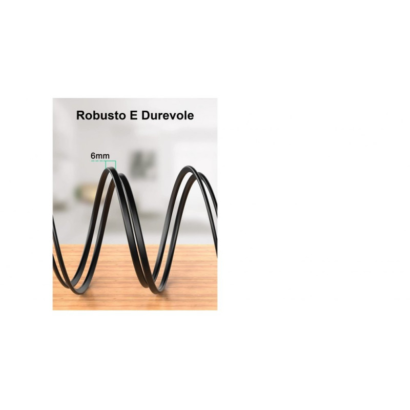 Kabel zasilania Euro na C7 ( ósemka IEC320 ) 3m - obrazek 3