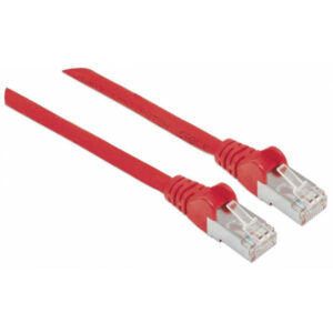 Patchcord Cat6a SFTP 2M 100% Cu czerwony