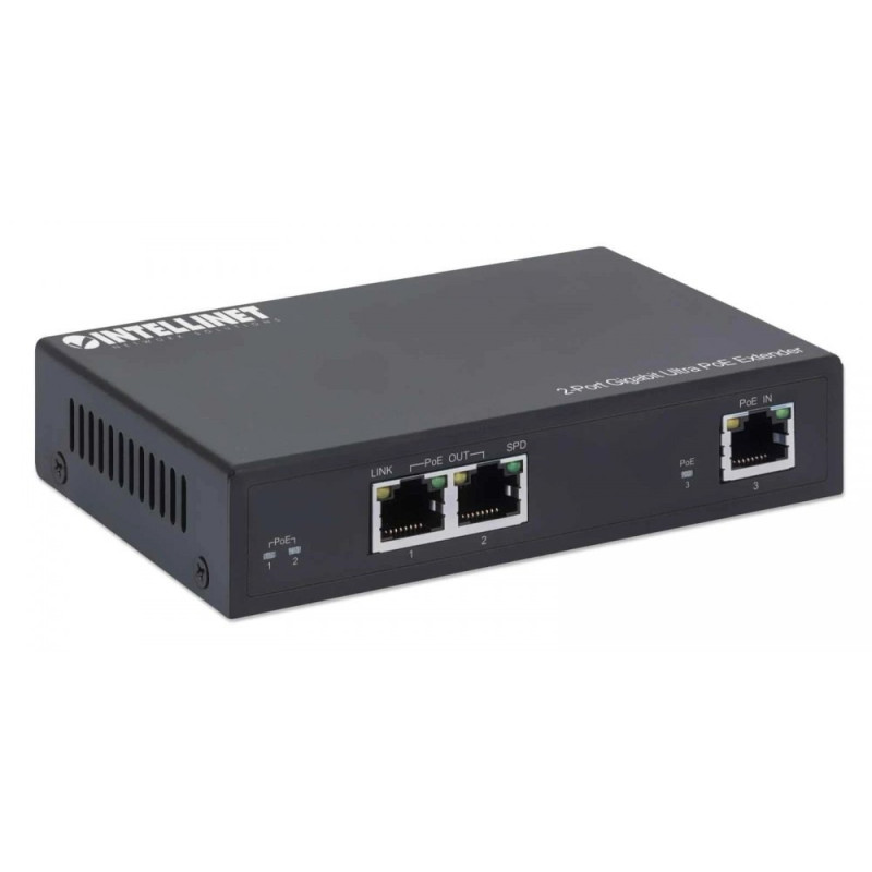 Extender Ultra PoE Gigabit, 2x RJ45 60W, do 200m