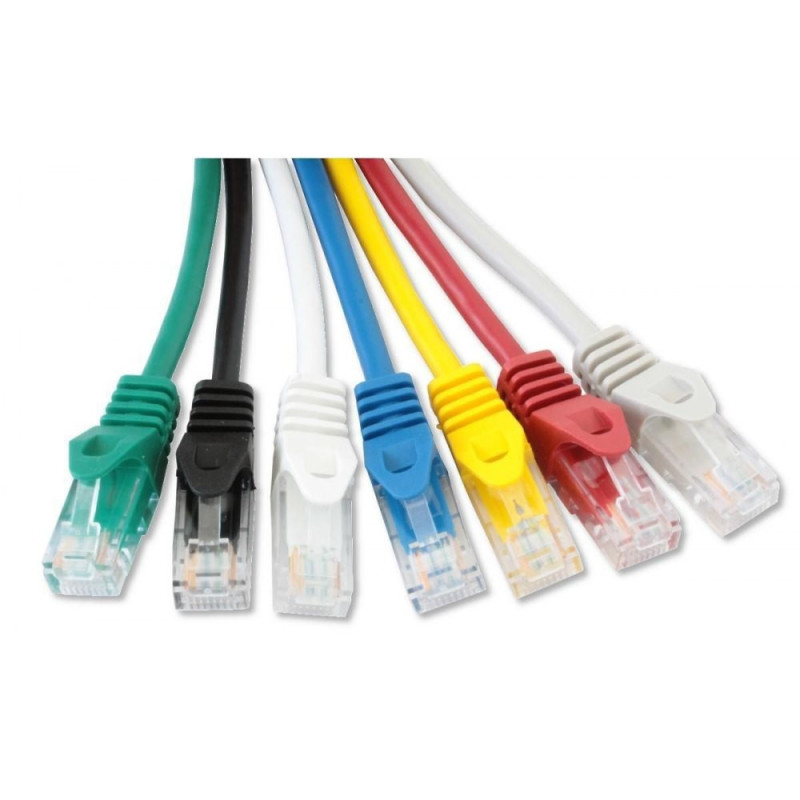 Patchcord Cat5e UTP 10M CCA szary - obrazek 4