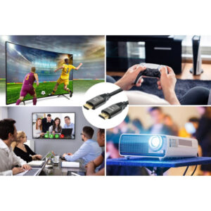 Kabel HDMI 2.1 8K60Hz 3m M/M 48Gbps w oplocie czarny