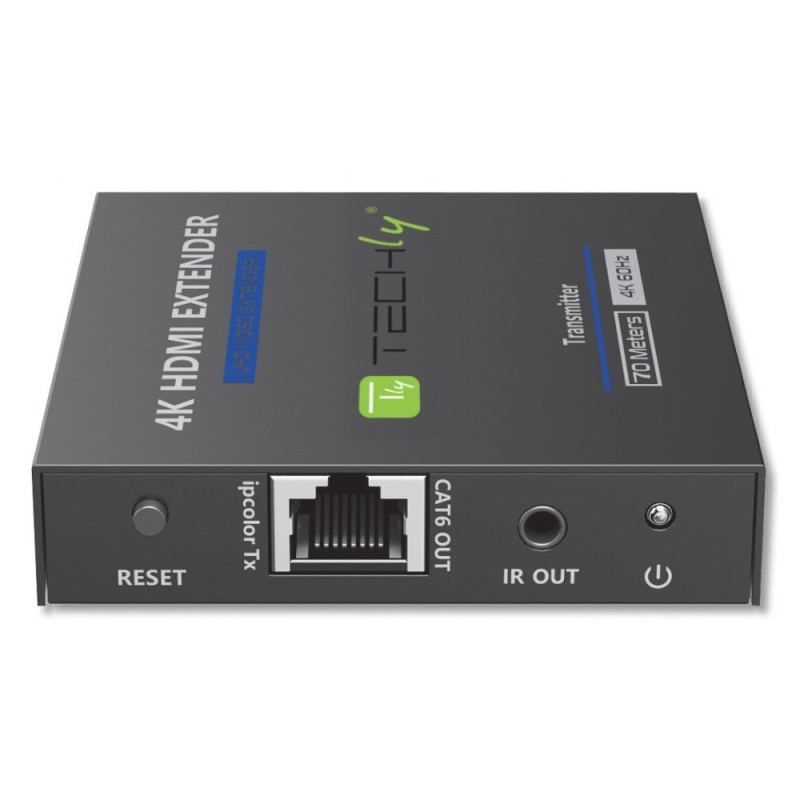 Extender HDMI 2.0 4K60Hz do 70m po skrętce Kat6 IR