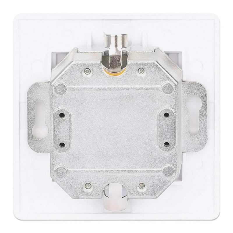 Gniazdo podtynkowe 2x RJ45 Cat6 STP białe - obrazek 4
