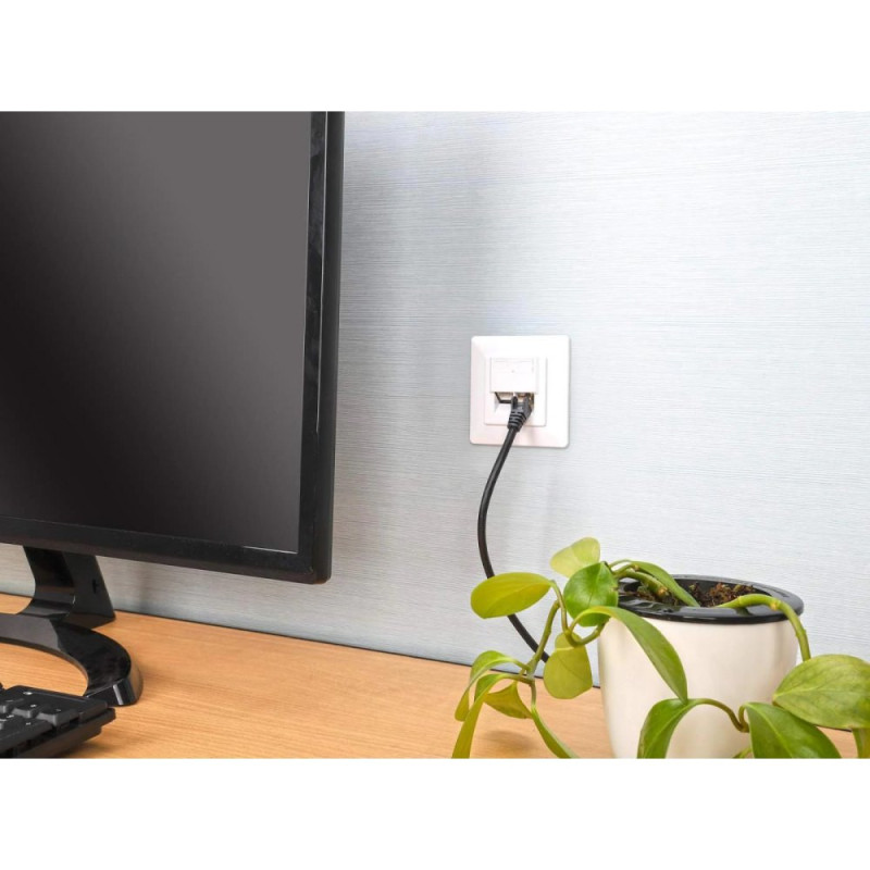 Gniazdo podtynkowe 2x RJ45 Cat6a STP białe - obrazek 9