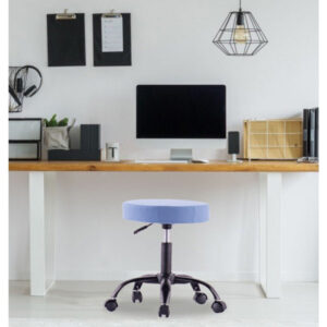 Stołek biurowy niebieski