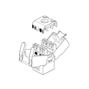 Moduł keystone C6 utp toolless