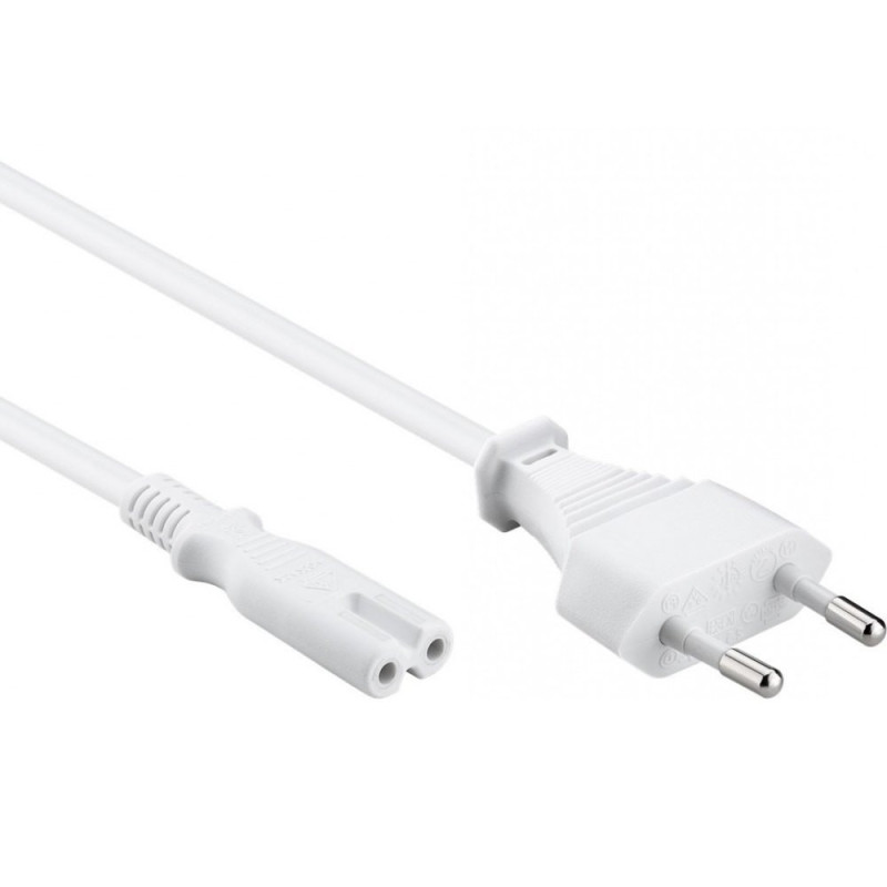 Kabel zasilania Euro na C7 ( ósemka IEC320 ) 1,8m - obrazek 2