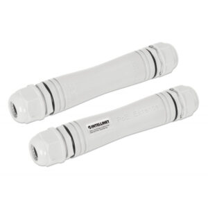 Łącznik zewnętrzny RJ45 PoE+ IP67 do 1000m, zestaw 2 szt