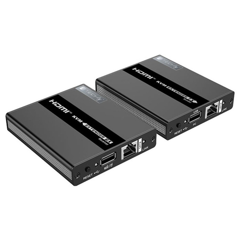 Extender KVM HDMI/USB 1080p60Hz do 60m po skrętce Kat6 PoC - obrazek 3