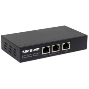 Extender PoE+ Gigabit, 2x RJ45 25W, do 200m