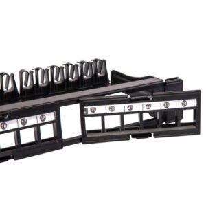 Patch Panel 24p Keystone UTP z 4 wyjmowanymi sekcjami po 6 portów