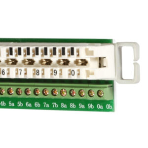 Łączówka rozłączna LSA na 10 par z zaciskami śrubowymi