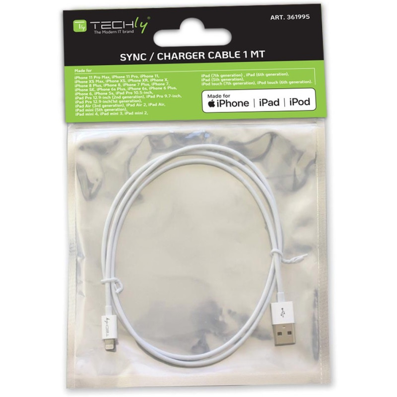 Kabel USB 2.0 USB-A na Apple Lightning 8-Pin MFi M/M 1m - obrazek 5