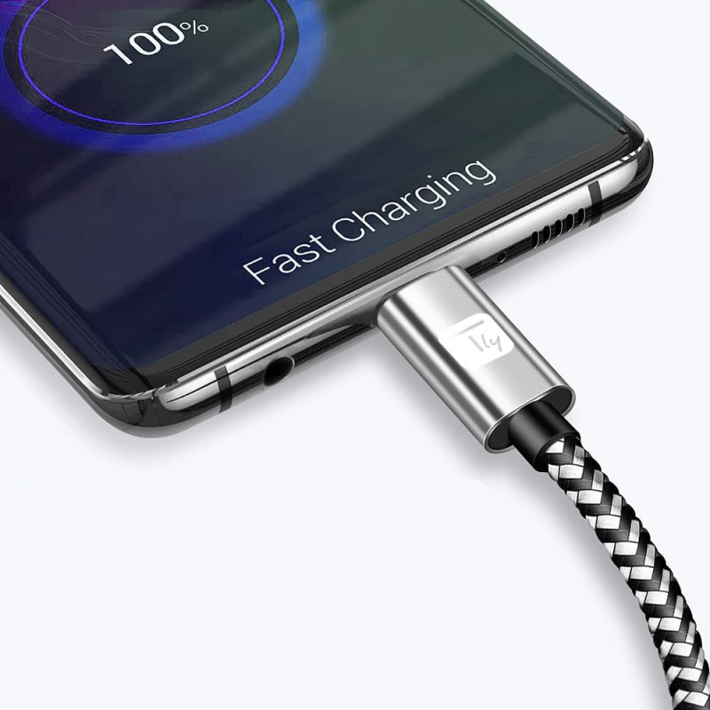 Kabel USB 2.0 USB-C na USB-C 2m M/M 3A - obrazek 3