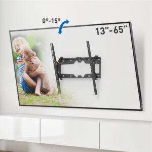 Uchwyt ścienny do TV 13-65" LED/LCD 50kg uchylny slim 68mm