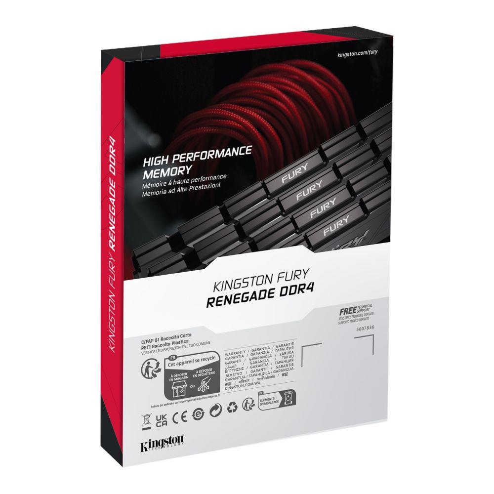 Pamięć DDR4 Kingston Fury Renegade 32GB (2x16GB) 3200MHz CL16 1,35V 1Gx8 czarna - obrazek 5