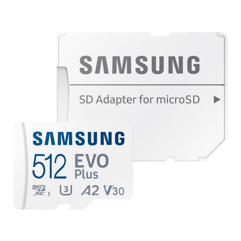 Karta pamięci Samsung EVO Plus 2024 microSDXC 512GB UHS-I U3 A2 V30 + adapter - obrazek 2
