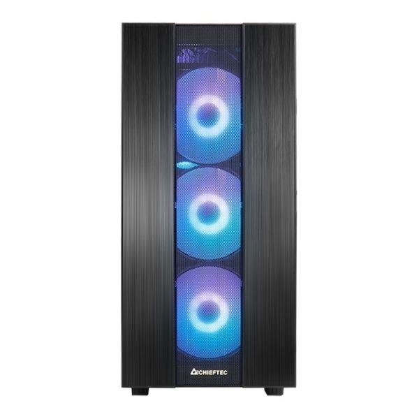 Obudowa Chieftec HUNTER 2 GS-02B-OP ATX ARGB z oknem bez zasilacza czarna - obrazek 2