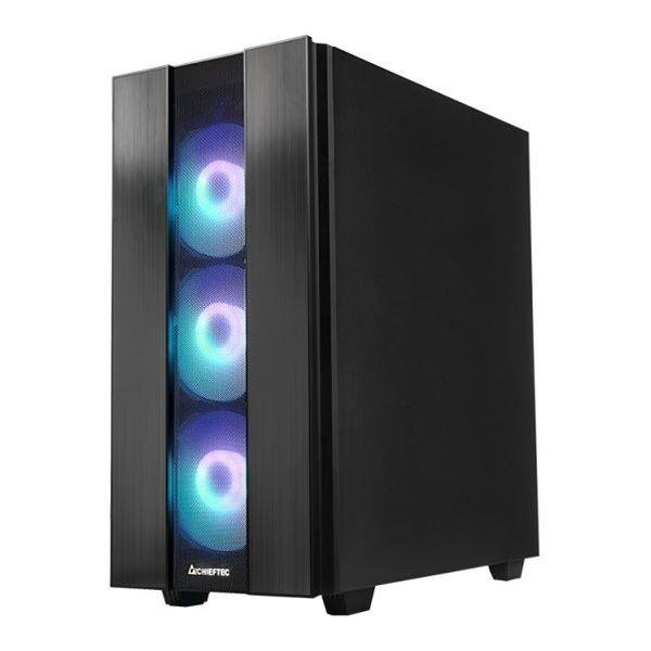 Obudowa Chieftec HUNTER 2 GS-02B-OP ATX ARGB z oknem bez zasilacza czarna - obrazek 3