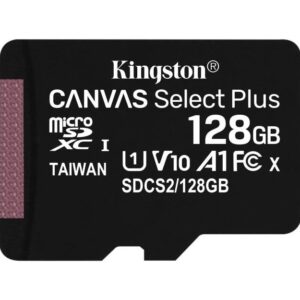 Karta pamięci Kingston microSD Canvas Select Plus 128GB UHS-I Class 10 + adapter
