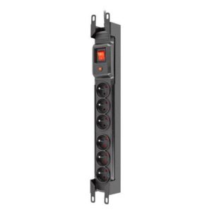 Listwa zasilająca Armac Rack 19" M6 1,5m 6 gniazd IEC czarna