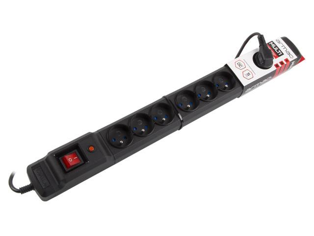 Listwa zasilająca Armac Multi M9 1,5M 9 gniazd czarny - obrazek 3