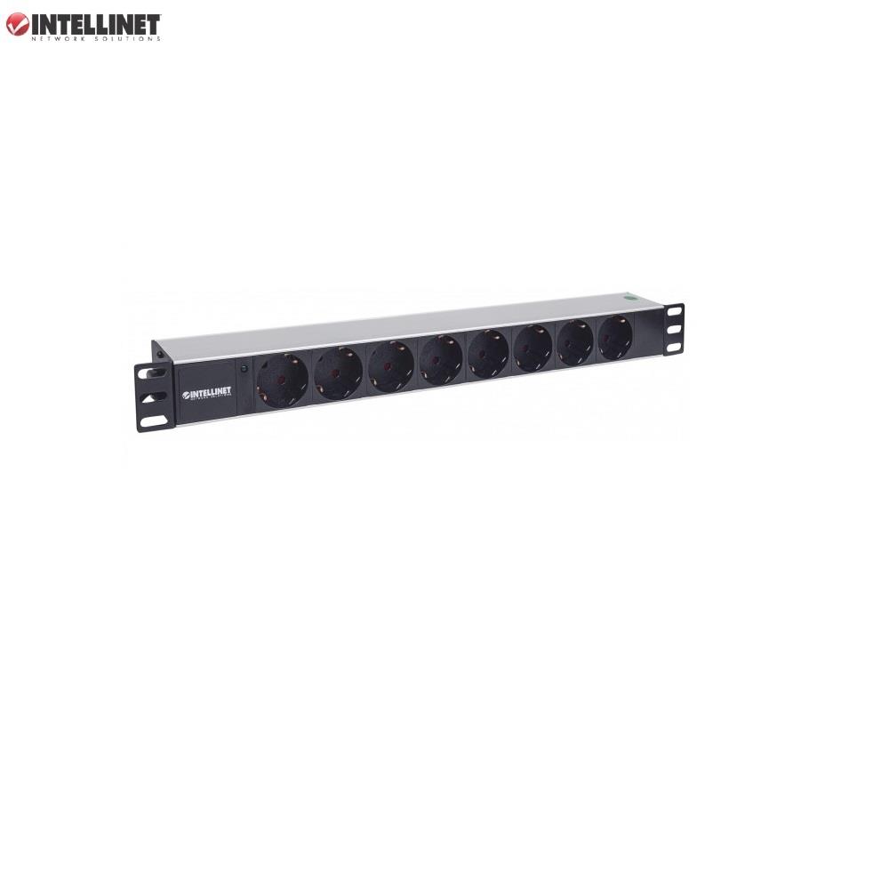 Listwa zasilająca Intellinet Rackowa 19" 1U, 8 gniazd (Schuko) H-DPR08K15 - obrazek 2