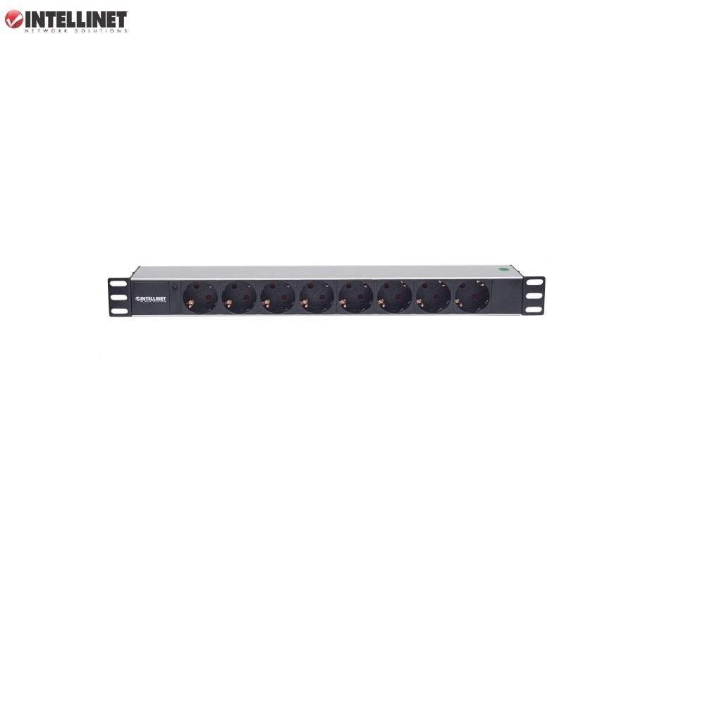Listwa zasilająca Intellinet Rackowa 19" 1U, 8 gniazd (Schuko) H-DPR08K15 - obrazek 3