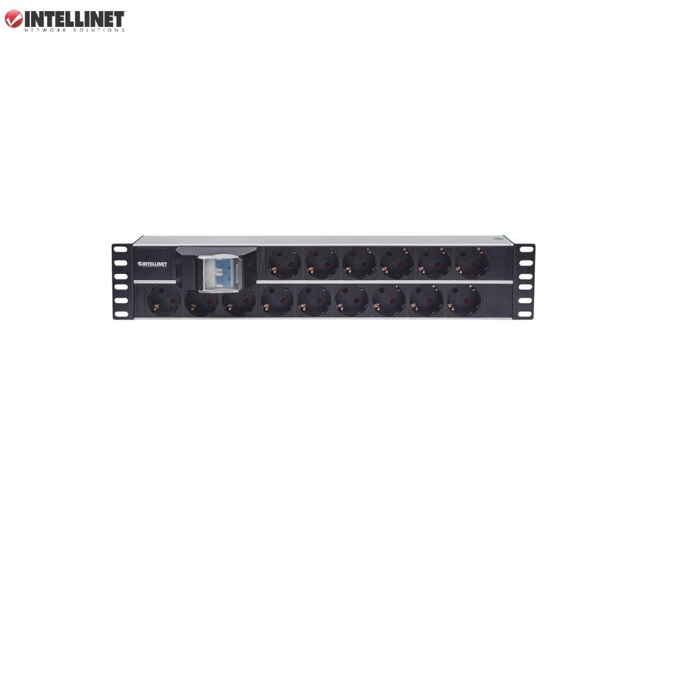 Listwa zasilająca Intellinet Rackowa 19 2U, 15 gniazd (Schuko) - obrazek 4