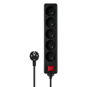 Listwa zasilająca Savio LZ-01, 5 gniazd 1,5m