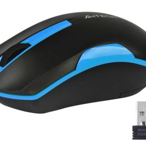 Mysz bezprzewodowa A4Tech V-TRACK G3-200N-1 Black+Blue WRLS
