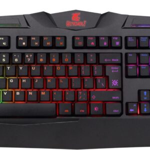 Klawiatura przewodowa Defender WEREWOLF GK-120DL podświetlana gaming+gra War Thunder