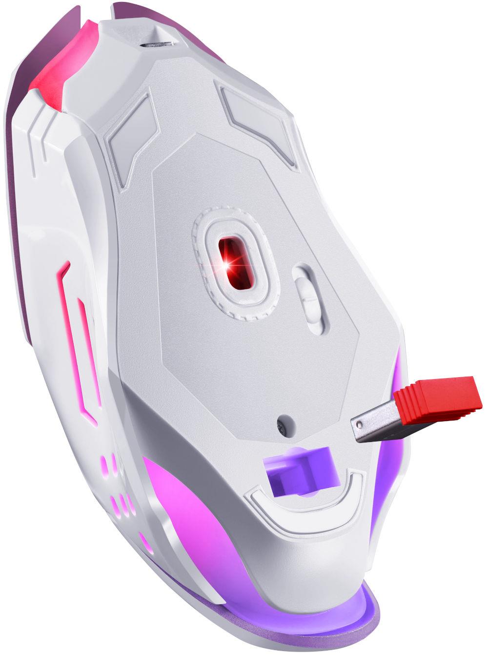 Mysz bezprzewodowa Defender KATANA GM-511 optyczna 3200dpi biała RGB AKUMULATOR 7 przycisków Gaming bezklikowa silent - obrazek 4