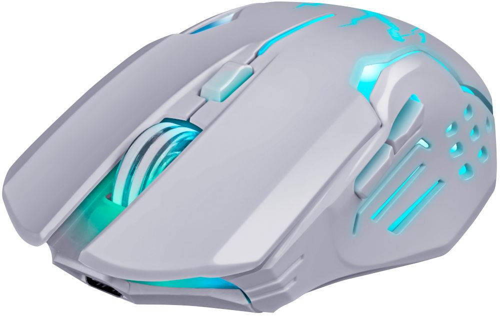 Mysz bezprzewodowa Defender KATANA GM-511 optyczna 3200dpi biała RGB AKUMULATOR 7 przycisków Gaming bezklikowa silent - obrazek 7