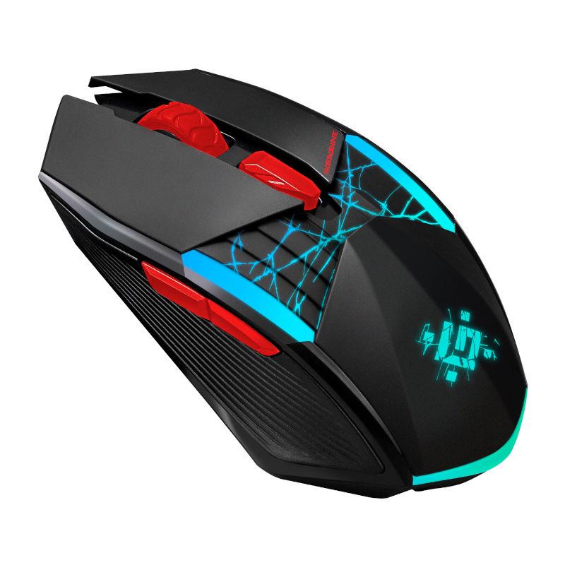 Mysz bezprzewodowa Defender HORRODINE GM-237 optyczna 3200dpi czarna RGB AKUMULATOR 6 przycisków Gaming - obrazek 4