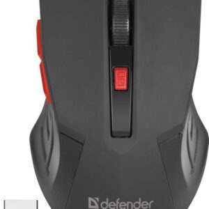 Mysz bezprzewodowa Defender ACCURA MM-275 optyczna 1600dpi 6P czarno-czerwona
