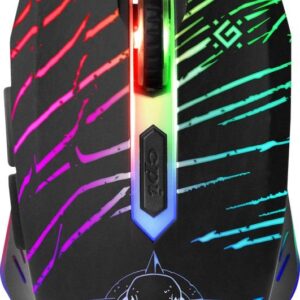 Mysz przewodowa Defender Dark Agent GM-590L 12800dpi 6P + podkładka Gaming + GRA