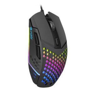 Mysz przewodowa Fury Battler optyczna Gaming 6400 DPI czarna