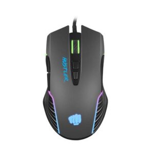 Mysz przewodowa Fury Hustler optyczna Gaming 6400 DPI czarna RGB
