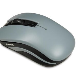 Mysz bezprzewodowa iBOX Loriini Black optyczna szaro-czarna