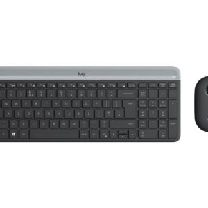 Zestaw bezprzewodowy klawiatura + mysz Logitech MK470 Slim Combo czarny