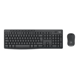 Zestaw bezprzewodowy klawiatura + mysz Logitech MK370 Combo for Business grafitowy
