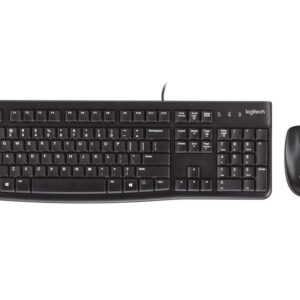 Zestaw klawiatura+mysz Logitech Desktop MK120 USB czarny układ niemiecki
