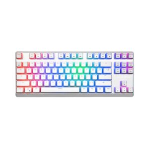 Klawiatura przewodowa Modecom Volcano LANPARTY RGB Gaming mechaniczna (Przełącznik BLUE OUTEMU) Pudding Edition