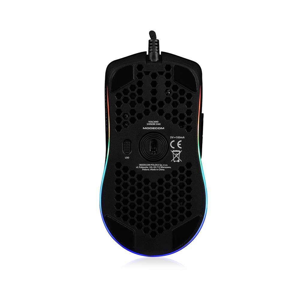 Mysz przewodowa Modecom Volcano Shinobi 3360 optyczna czarna - obrazek 3