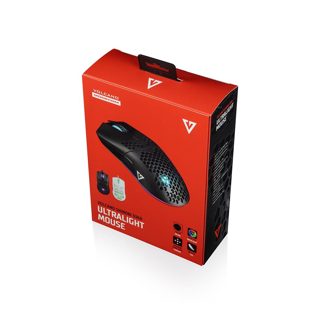 Mysz przewodowa Modecom Volcano Shinobi 3360 optyczna czarna - obrazek 9